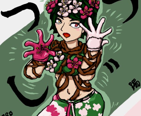 オリジナルキャラの1枚絵描きます オリジナリティあふれるキャラの1枚絵を描きます！ イメージ2