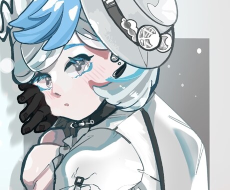商用・著作権可　イラスト全般描きます ラフ2案・おまかせ可！血、人外可！モノクロorカラー イメージ1