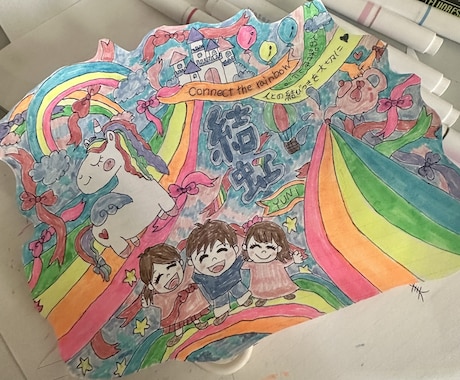 名前の由来をイメージしたイラストを描きます 大切なお名前の由来をイラストで表現させてください♥ イメージ1