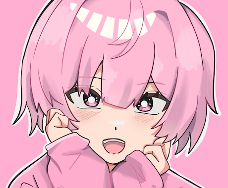 アイコンをお探しの君に向けて描きます アニメ塗りで他とは違う絵柄で描きます イメージ2