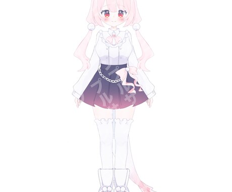 シンプルかつ可愛いVTuberイラストを作成します キャラクターデザインからパーツ分けまで作成可能 イメージ2