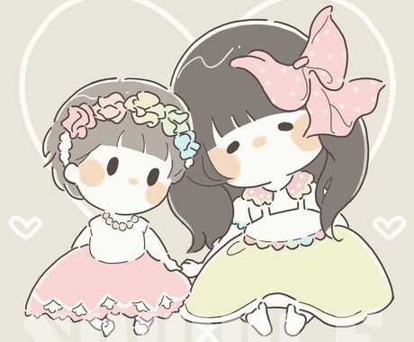ゆるかわ似顔絵描きます お世話になったお礼、贈り物に♪ 1人からでもお描きします！ イメージ1
