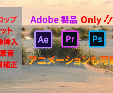 動画編集を代行いたします 地味な作業などお任せください！ イメージ1