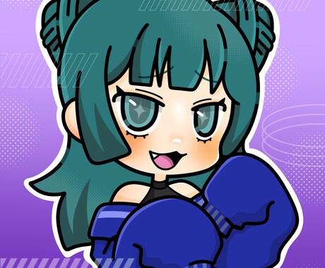ポップでカラフルなアイコン、イラストお描きします 完全オリジナル！彩る、鮮やかなイラスト。 イメージ2