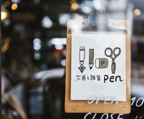 ゆるかわなほっこりイラストで手描きロゴを作ります 商用OK!看板名刺アイコンをおしゃれであたたかいデザインに！ イメージ2