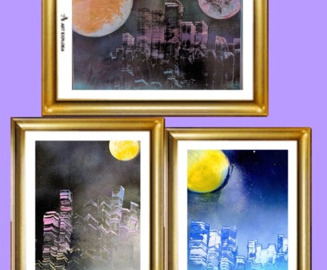 癒しの宇宙アートを販売しております スピリチュアルカウンセラーが描く癒しのアート イメージ2