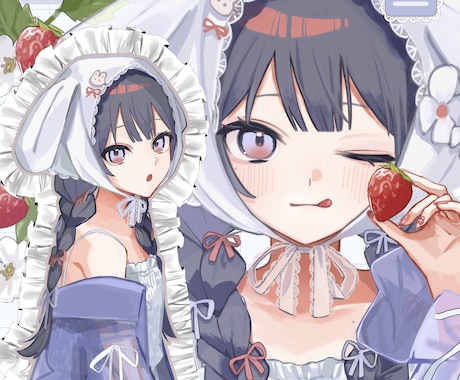 商用◎可愛い透明感溢れる女の子を描きます イメージ1