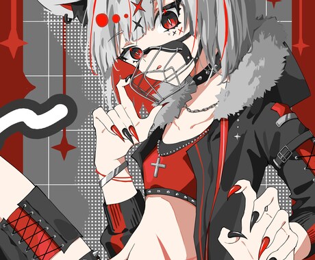 魅力的なキャラの一枚絵をご用意します 可愛いのもかっこいいのもお任せください！ イメージ2