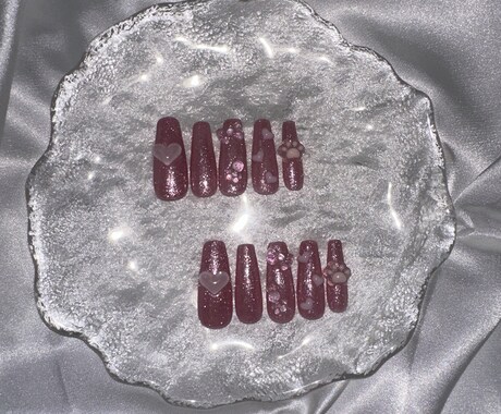 ネイルチップを販売しています ネイルチップ 地雷 量産型 にくきゅう ピンク  ネイル イメージ2