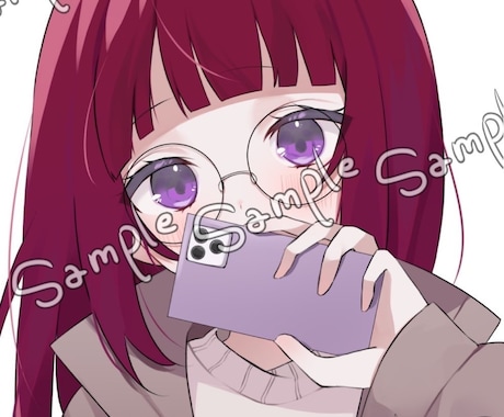 可愛い全振り！貴方だけのイラスト制作します SNSアイコンや一枚絵などを制作します！ イメージ2