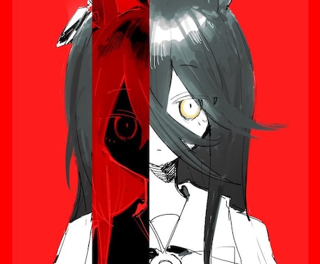 かわいくてかっこいいイラスト描きます TRPG･ゲーム･Vtuberさんに、スタイリッシュな絵柄 イメージ2
