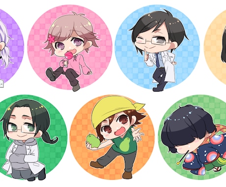 ミニキャライラスト描きます あなたのキャラクターを可愛くデフォルメします！ イメージ1