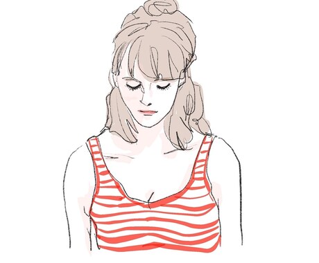 ペンシル+ガッシュの似顔絵イラスト描きます ペンシルとガッシュでサササっと描いた感じ イメージ1