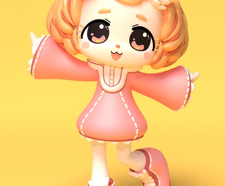 可愛い！デフォルメ！のキャラクターイラスト描きます ポップ、KAWAII、キュートなキャラクターをデザインから！ イメージ2