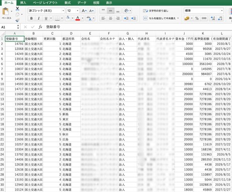 国土交通省マンション管理業者のリストを販売します 全国2,576件｜毎月更新・即日納品・CSV形式 イメージ2