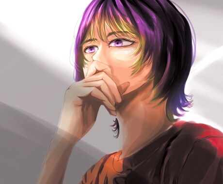 SNSアイコンや歌ってみたなどのイラストを描きます 使いやすく、細部までこだわりたっぷりの作品をお渡しします！ イメージ2