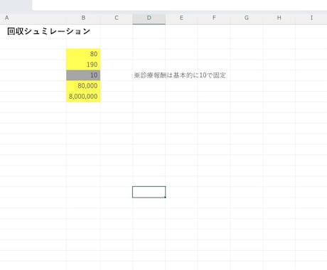医療機器導入の回収年数を算出します 導入後も使える採算シートを作成します。 イメージ2
