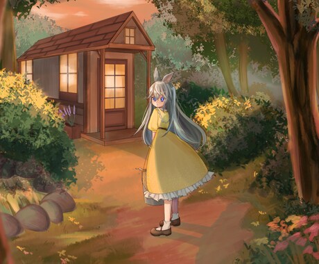 商用利用◎ 目を惹く可愛いイラスト描きます サムネ、アイコン、立ち絵等！幅広く対応しています イメージ2