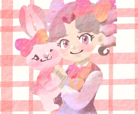 水彩風で描く♡アイコン／プレゼントにも利用できます “ふわかわ水彩イラスト”  あなただけの世界観を一枚に イメージ2