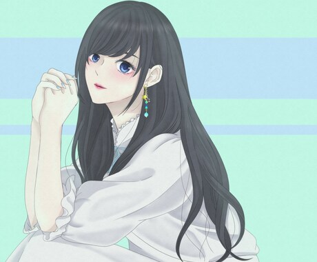 オリジナルアイコン作成します かわいい、綺麗、かっこいい女性を描くのが得意です！！ イメージ2