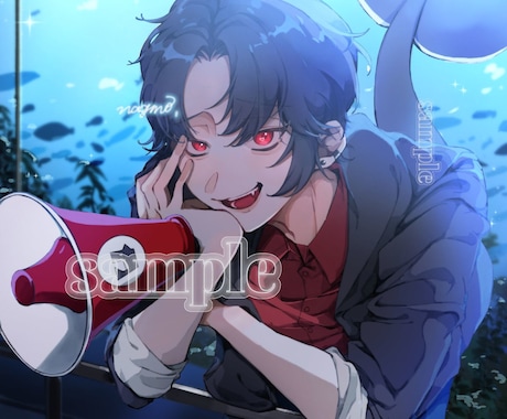 背景込！高品質な1枚絵を制作します あざと可愛いから美麗キャラまで、物語性のある1枚絵 イメージ2