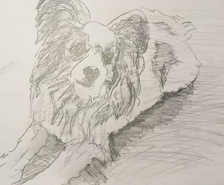 手書きでもデジタルでも】ペットの似顔絵かきます お祝いやプレゼントに♪雰囲気のある似顔絵が欲しいかたへ イメージ2