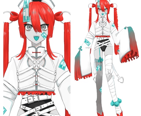商用利用可◎お気に入り確定☆立ち絵イラスト描きます Vtuber、IRIAM、TRPGの立ち絵に！ イメージ2