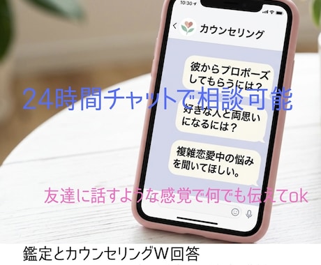 あなたの恋愛／結婚のお悩み解決へ導きます 詳細鑑定と寄り添いカウンセリングW相談／明るい未来へ イメージ2