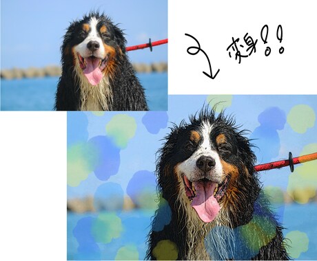 お好きな写真をオシャレ（イラスト風）に変身させます 思い出を唯一無二のおしゃれなアート作品に！ イメージ2