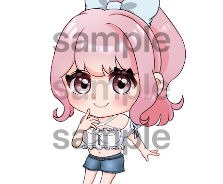 カッコ可愛くデフォルメ★あなたのミニキャラ描きます ★SNS等のアイコン・プレゼント・名刺にぴったりです！ イメージ2