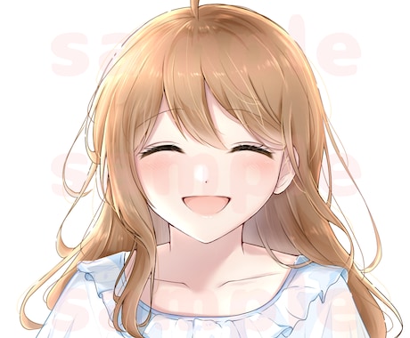 SNSアイコン､イラスト制作承ります 透明感のある、可愛いイラストをお描きします イメージ1