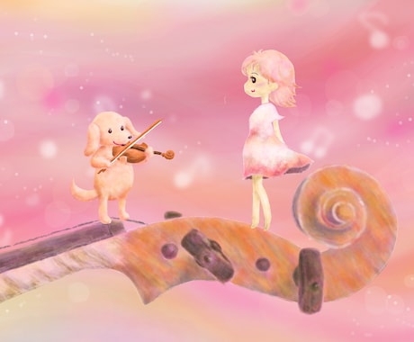 ふんわりイラスト描きます。ます 楽器演奏の経験を活かして様々な楽器のイラストを描きます！ イメージ2