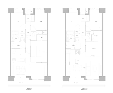 アパート、マンションの間取り作成します 経験豊富な一級建築士が理想のご希望に沿った間取り図を提案 イメージ2