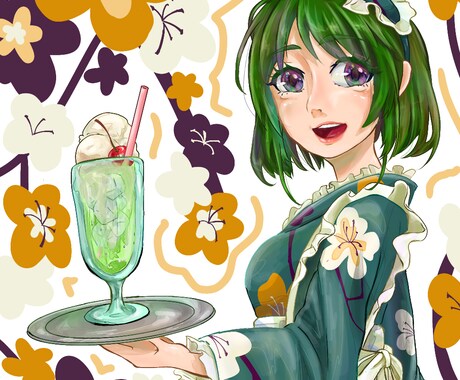 SNS用キャラクターアイコン描きます 絵柄を気に入ってくださった方ぜひ！ イメージ1