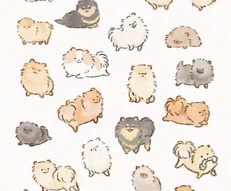 犬・猫などのデフォルメイラストをお描きします 大切なペットや好きな動物をかわいいイラストとして残したい方へ イメージ2