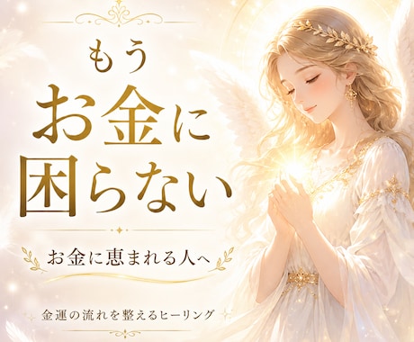 お金に困らない✨あなたをお金に恵まれるようにします 金運の流れを整え必要な豊かさを受け取れる毎日へ イメージ1