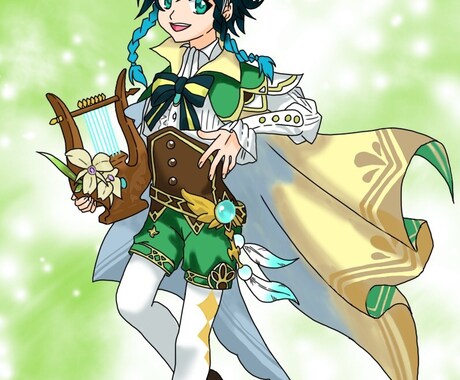 似顔絵や二次創作、一次創作などお描きします デジタル、アナログ両方お受け出来ます。 イメージ2