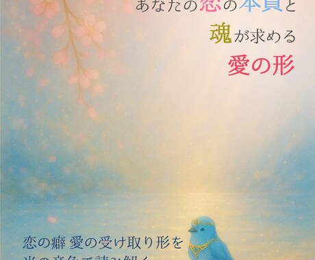 あなたの恋の本質と魂が求める愛の形を霊視します ♥生まれ持った恋の癖・愛の受け取り方を光の音色で読み解く占い イメージ1