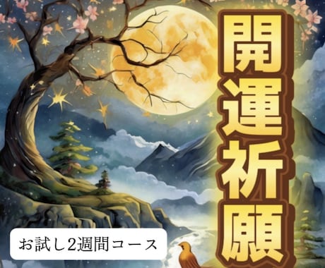 極開運※2週間コース【幸運を運ぶ御利益】を与えます いざと言う時に効果を発揮したい方オススメ！鑑定付き イメージ1