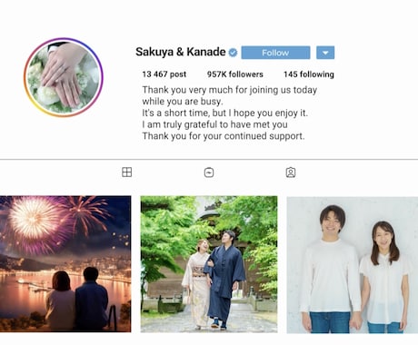 インスタ風のポップなプロフィールムービー制作します 累計1400件超！様々なウエディングムービーの制作実績あり！ イメージ1