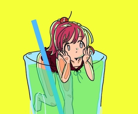 SNSのアイコン作ります ポップさ、シュールさ、かわいさ詰め込みます！ イメージ1