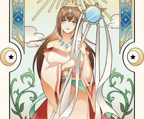 イラスト依頼お受けします 他サイトでの実績あります!  塗り絵柄寄せ等もできます イメージ2
