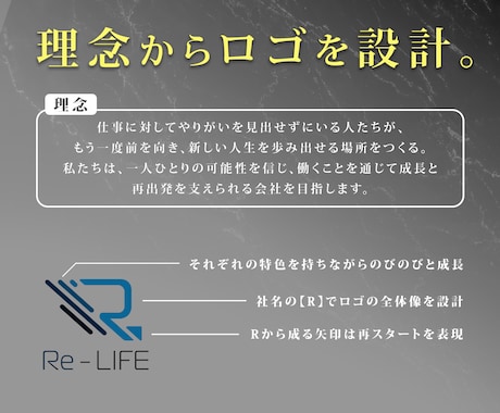 想いが伝わる、洗練されたオリジナルロゴを制作します AIには汲み取れない想いや理念を人の手で丁寧にロゴにします。 イメージ2