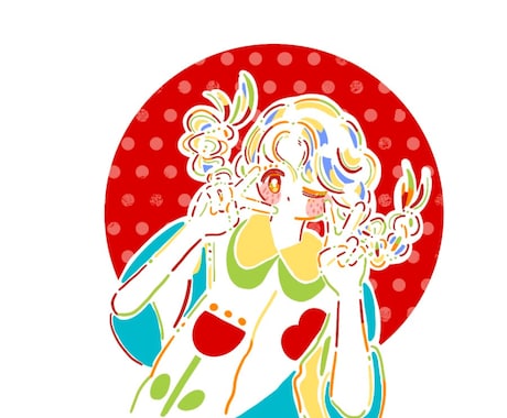 おしゃれかわいい♡ぱっと目立つアイコン描きます SNSや在宅ワーカーさんにおすすめ◎好感度UP個性派イラスト イメージ2