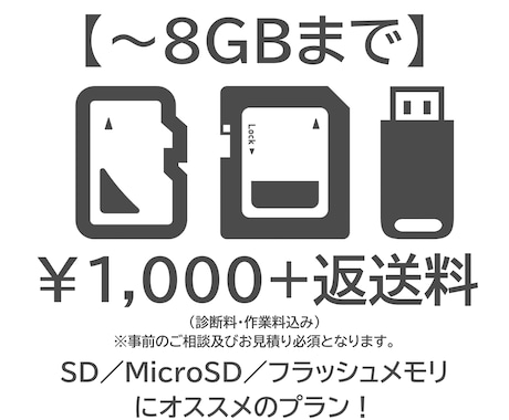 リムーバブルメディアのデータを復旧します ムダを省き、低価格化にこだわりました。 イメージ1