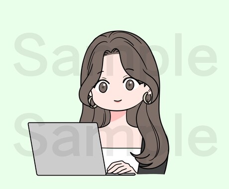 商用OK！SNSや名刺にピッタリなイラスト描きます 完全手描き！流用OK！SNS｜名刺｜挿絵｜アイコン イメージ1