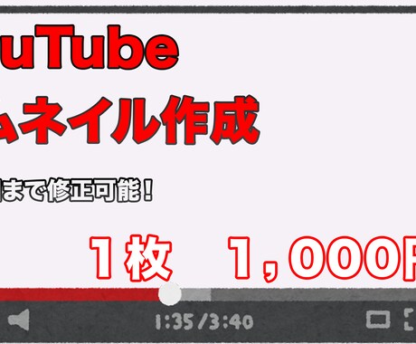 10名限定価格！YouTubeサムネイル作成します １枚1000円、２回まで修正無料で承ります！ イメージ1