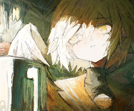 厚塗りで雰囲気あるイラストを制作致します アイコンイラスト･MVイラスト･動画や配信用などを制作します イメージ2