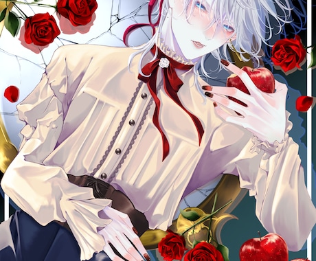 表紙挿絵、一枚絵、サムネイル等お描き致します ご希望の一枚絵描かせて頂きます！ イメージ2