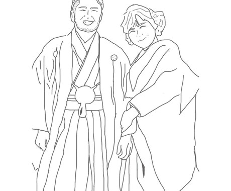 あなただけの線画を描いちゃいます あなたの大事な思い出を線画にします！ イメージ2